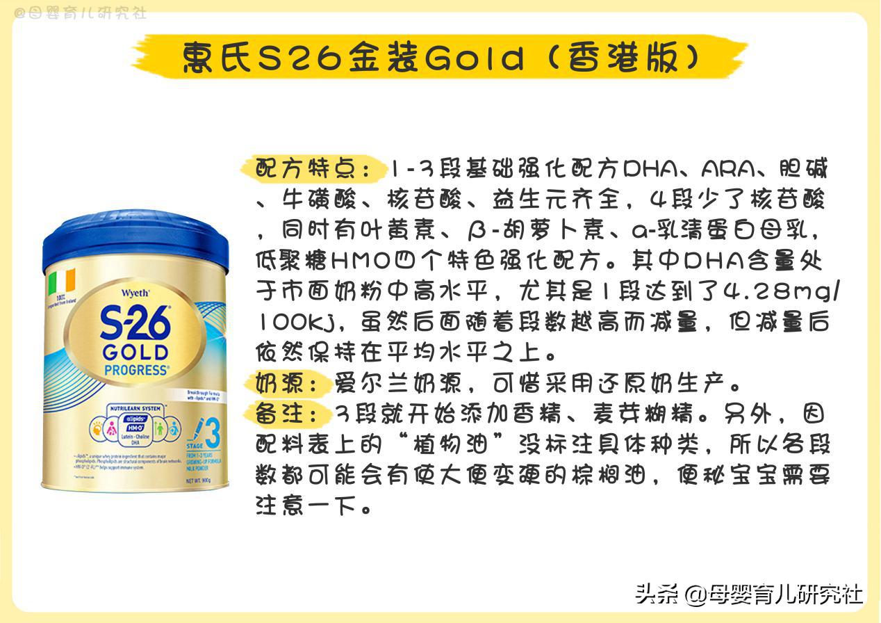 15款高端奶粉深度评测,15款港版奶粉是哪几个