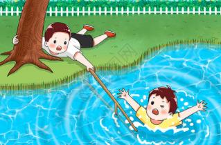 学校防溺水自救施救技能培训报道,溺水如何自救和施救动画