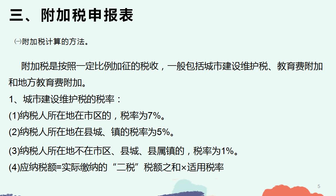 新手会计必知的6种纳税申报,纳税申报表填写方法及其例题