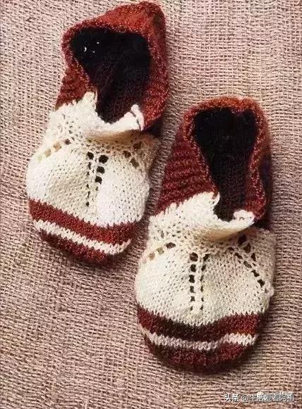 毛线地板拖鞋编织教程全过程,钩拖鞋的各种钩织教程