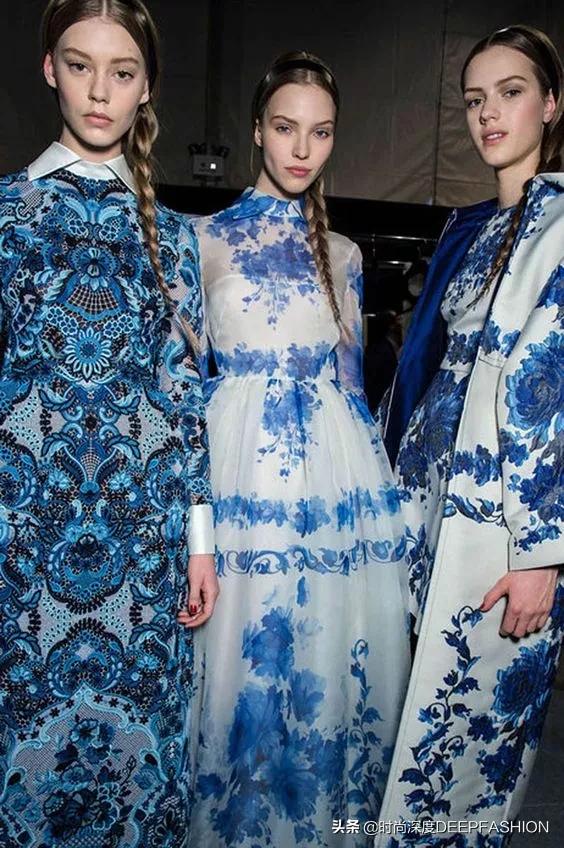 中国传统纹样“之”青花纹样