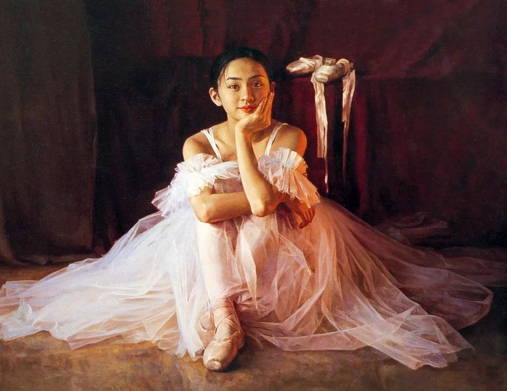 看完心跳加速！他*窥偷**老婆同事跳舞画了一组芭蕾少女卖了1200万