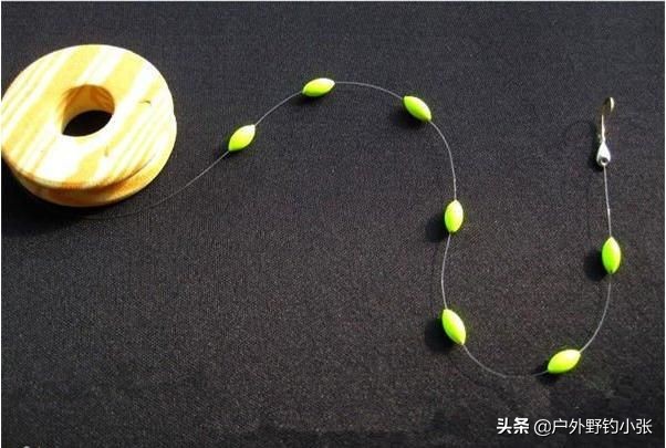 筏竿水滴轮线组绑法图解,朝天钩线组的绑线法图解