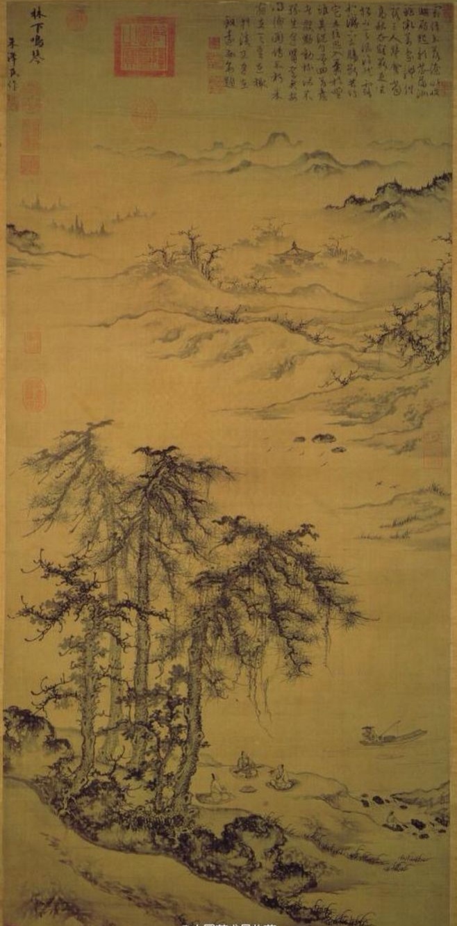 「原创连载」以书入画，一官归老天宫里，为写浙江秋放船