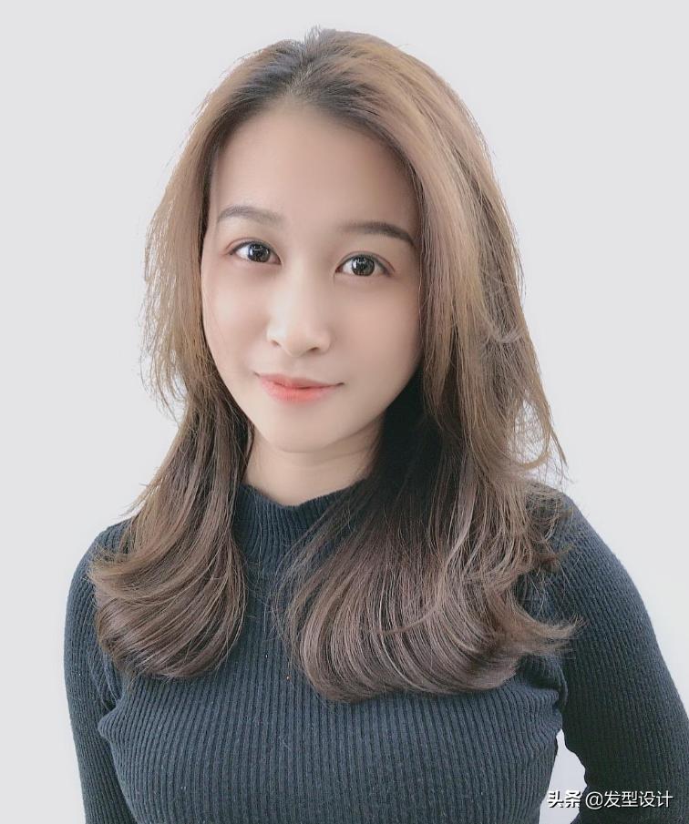 中长发发型免打理造型,中长发披发发型理发店