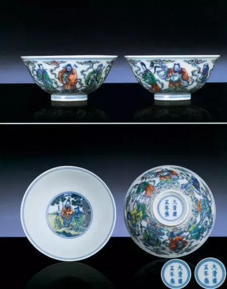 斗彩玲珑,斗彩姹紫特征