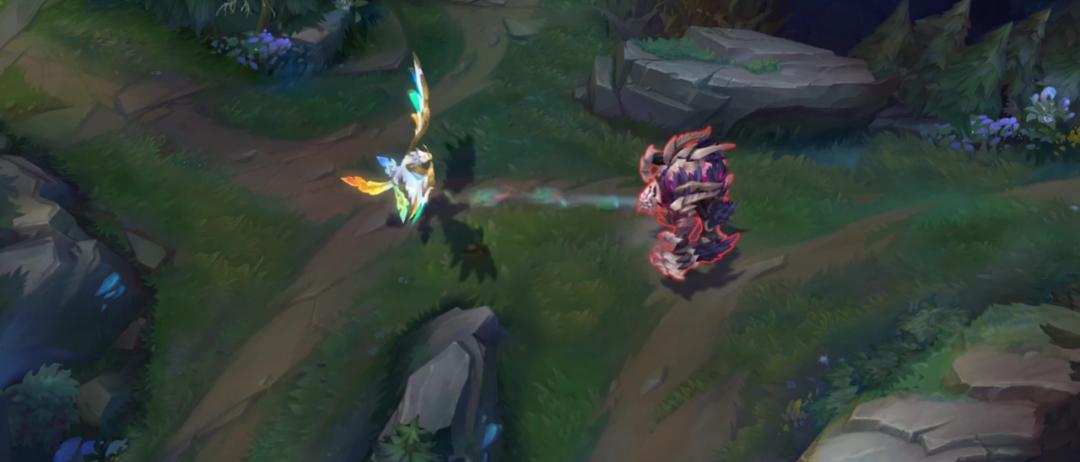 lol冰鸟神凰炫彩皮肤特效展示,lol十周年凤凰皮肤回城特效