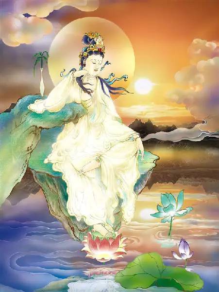 观世音菩萨千种法相,观世音菩萨三十三身相精美大图