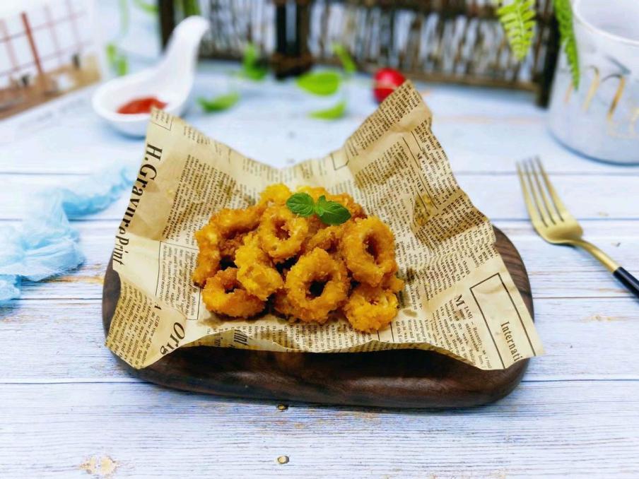 鱿鱼圈炸酥脆的方法,鱿鱼圈怎么炸家常做法