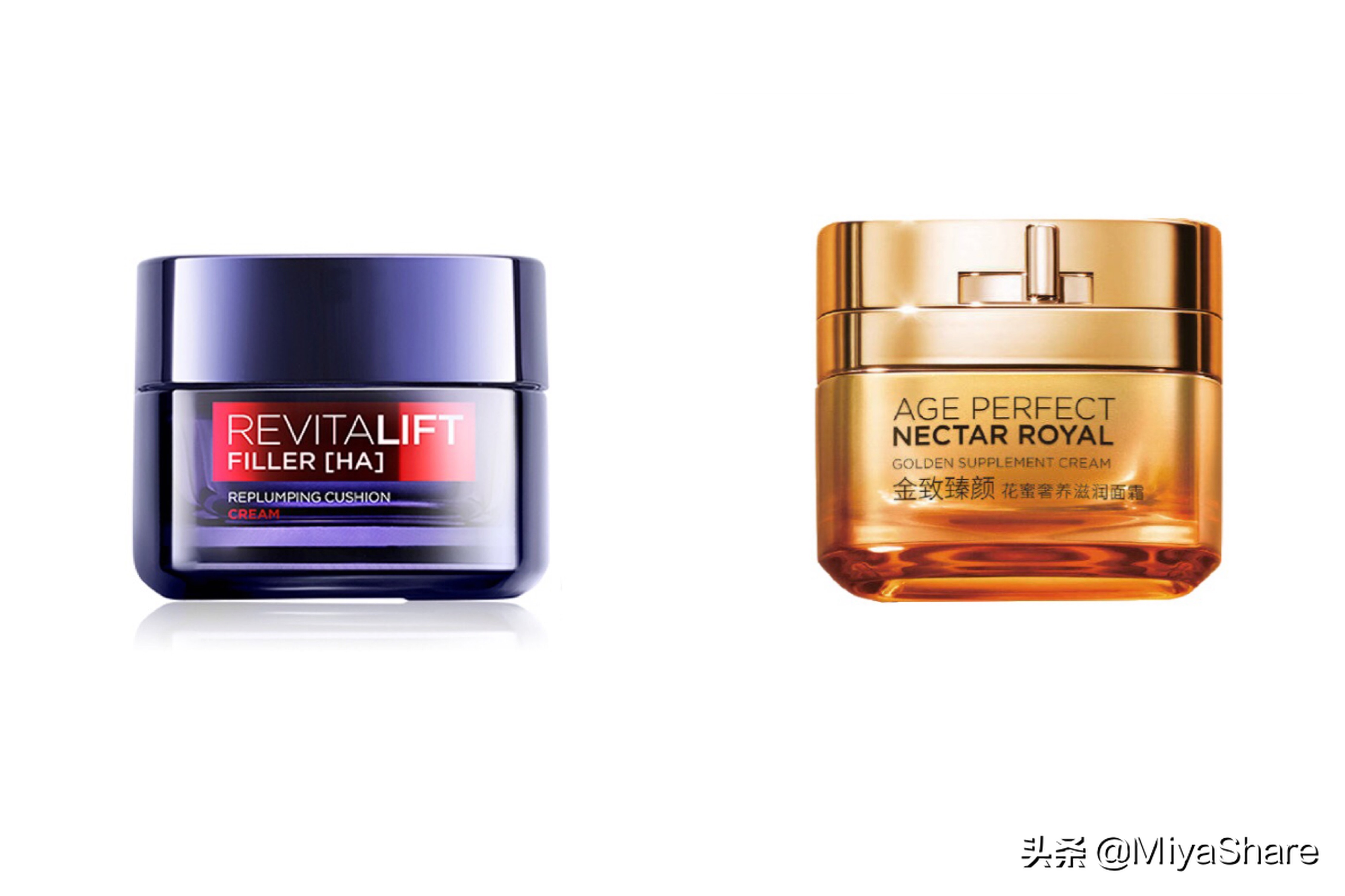 欧莱雅小蜜罐面霜和olay信号霜,小蜜罐和olay面霜哪个好