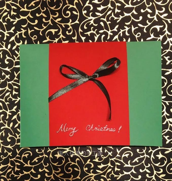 圣诞节用卡纸怎么做出来圣诞礼物,用普通的卡纸做圣诞节贴纸