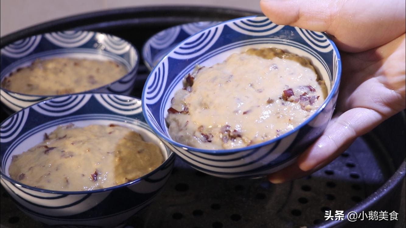 松软香甜的红枣糕一次就成功,无油低糖红枣糕怎么做