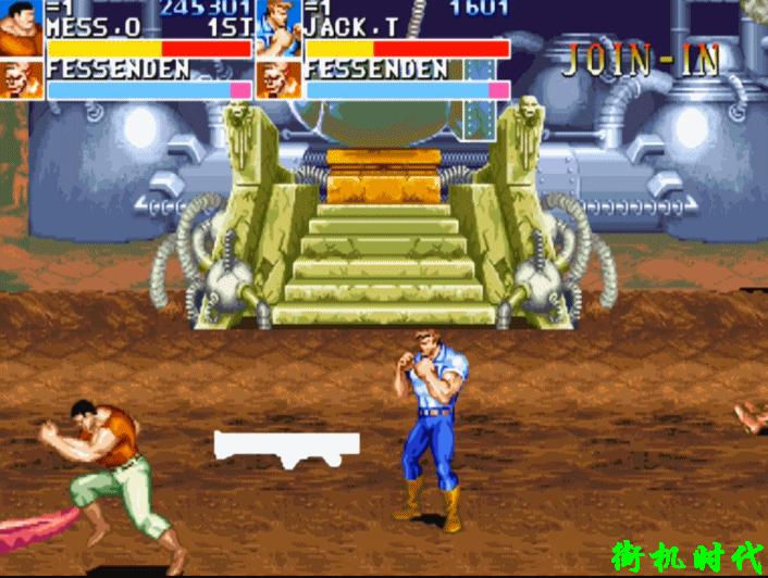 恐龙快打的隐藏招式,经典街机游戏恐龙中文重制版