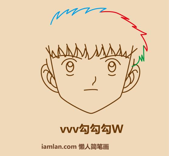 画足球小子,如何画出足球小子