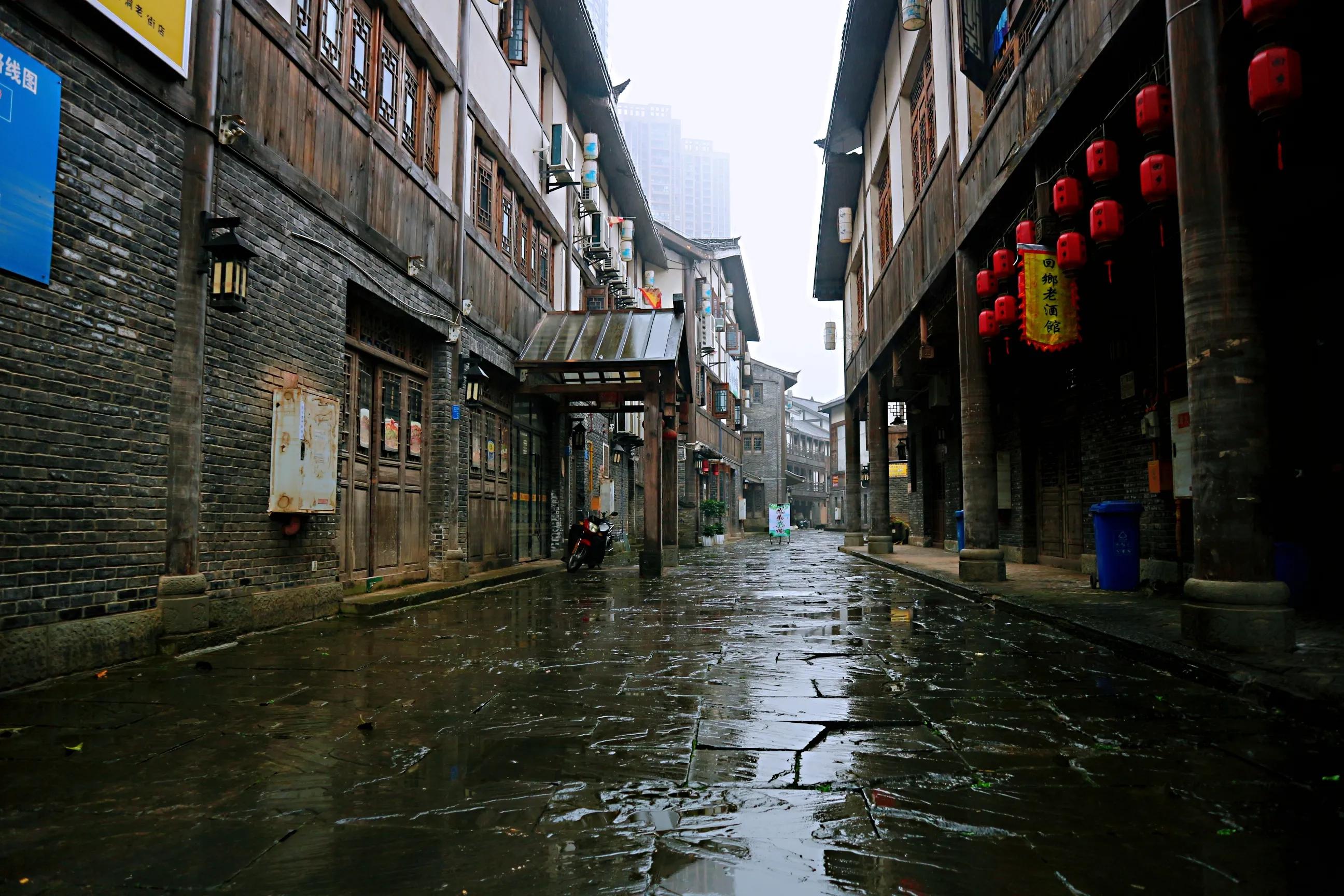 巴南区鱼洞老街公园仿古建筑群,巴南鱼洞老街历史