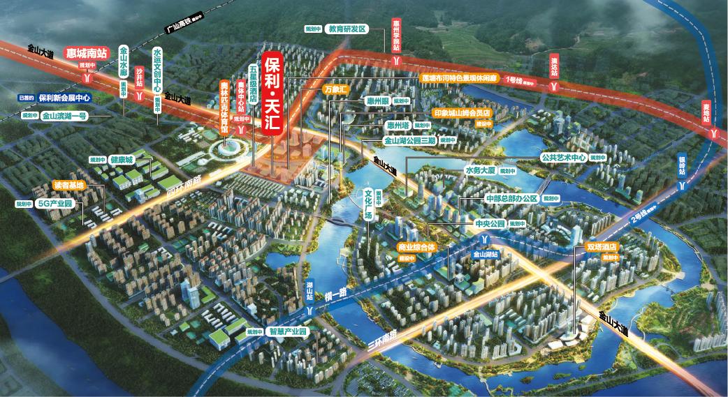 独家｜就在金山湖，超64万㎡的惠州地标综合体建的怎样了？