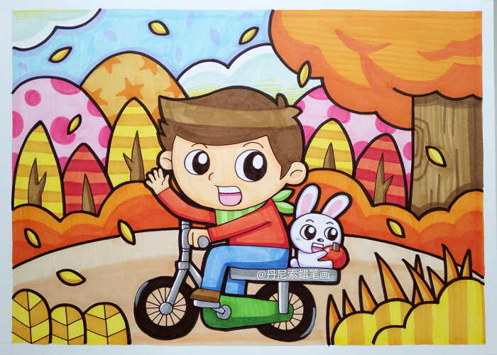 8-12岁儿童绘画范画,简单又好画的儿童画大全