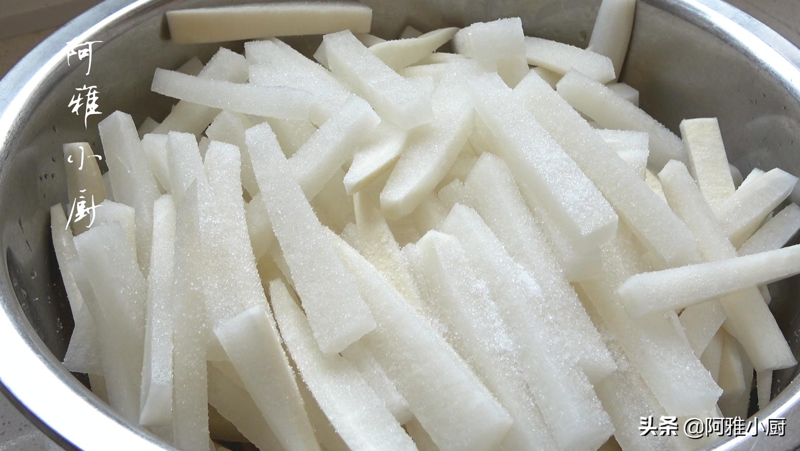 腌萝卜放久也不坏,腌萝卜立马就能吃