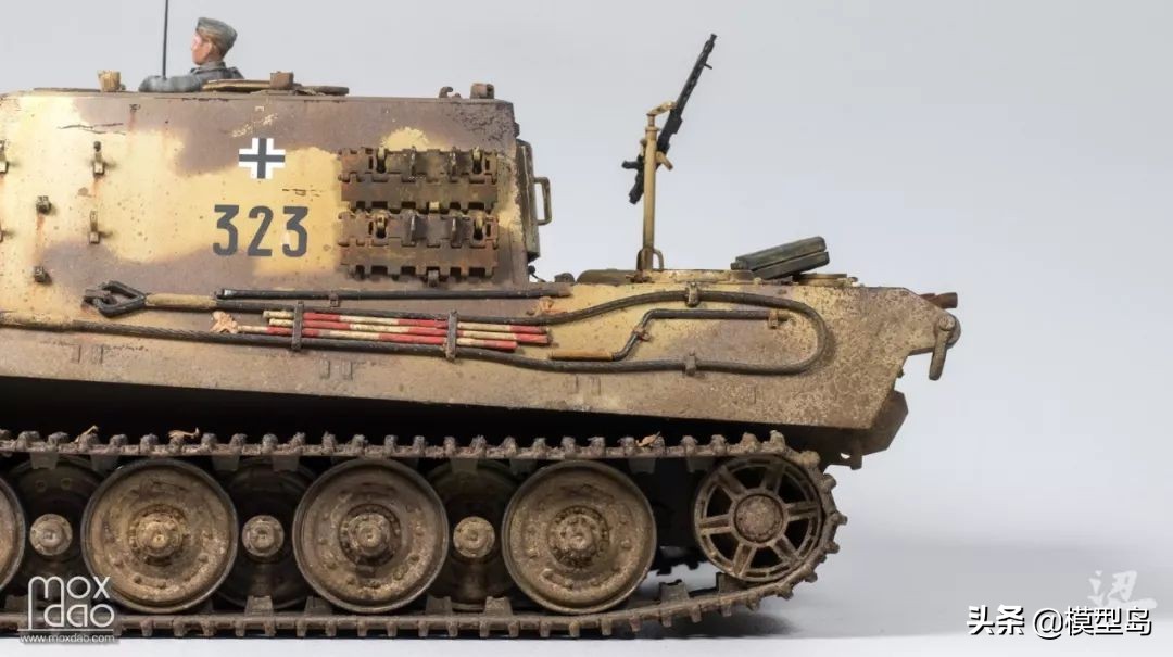 田宫必入的10款坦克模型免上色,田宫突击虎坦克模型