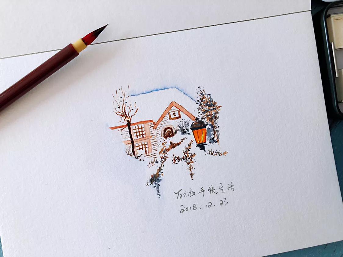 初学者水彩颜料24色水彩工具套装,水彩固体颜料和水彩颜料哪个好