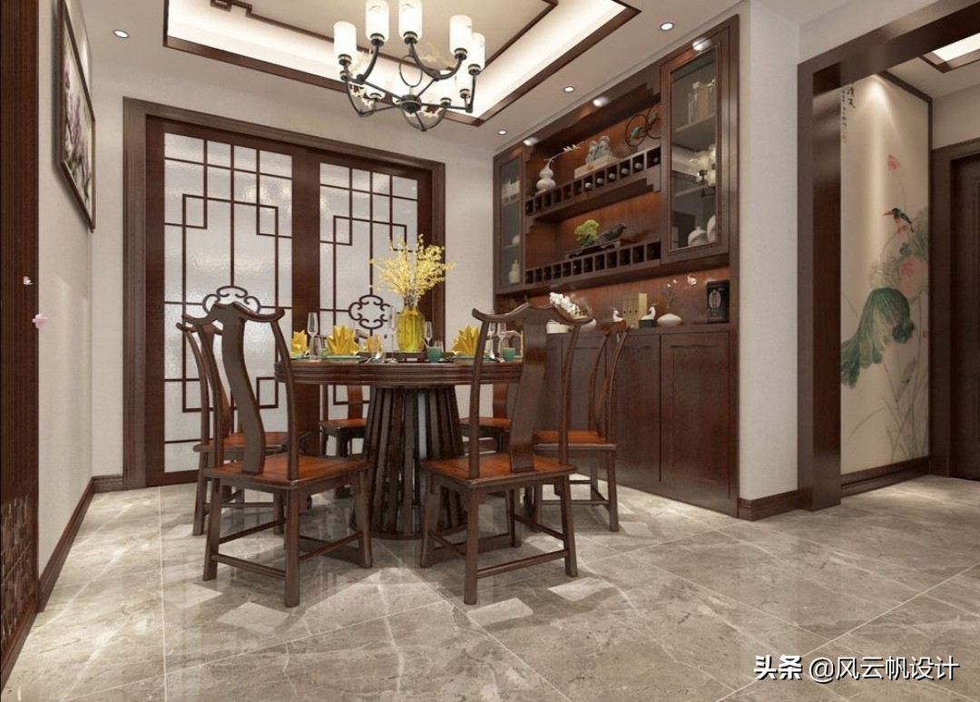 别说中式造价高，看这对夫妇仅用26W打造三居室，效果堪比豪宅