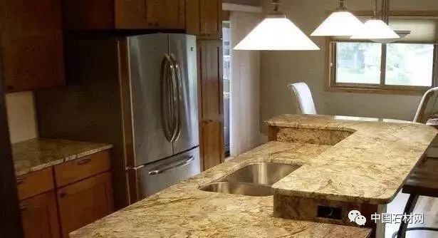 厨房多色台面,最流行的厨房大理石台面