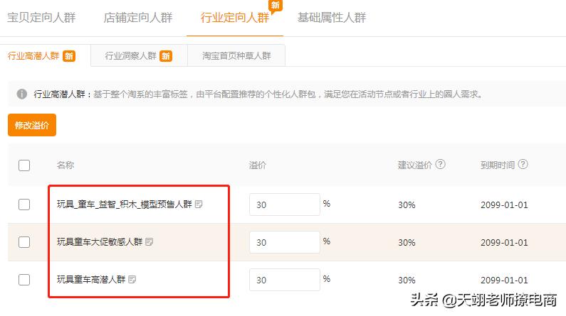直通车人群玩法,直通车人群测试方法