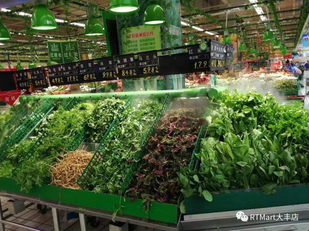 一组超市生鲜区陈列图片,超市物品陈列图片