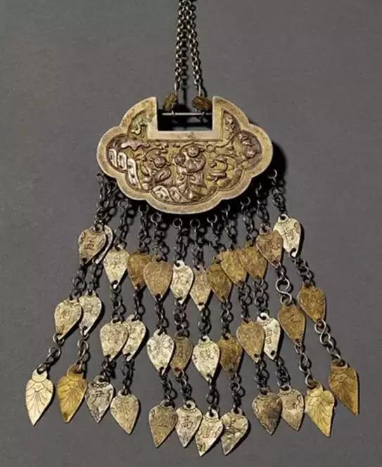 古代银质长命锁,古代长命锁大全