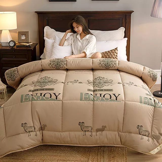 双11直降|100%澳洲进口细羊毛,防尘抗螨,吸湿排汗,每天都像睡在云朵里