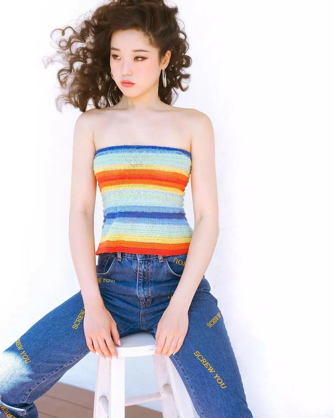 圆圆脸大眼睛好看吗,圆圆脸大大的眼睛