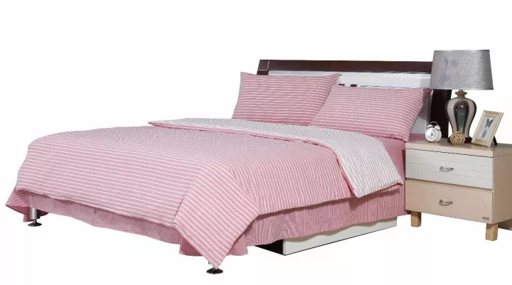 返场预告|可以裸睡的BOBO四件套，柔软亲肤的A类水洗棉材质+文艺小清新的配色，和口碑炸裂的蚕丝被是绝配