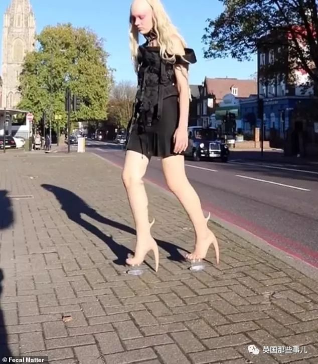 最近风靡高跟鞋,人皮高跟鞋