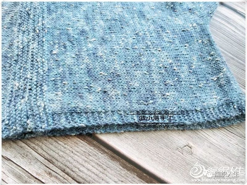 女士十号针中粗毛线编织毛衣款式,v领泡泡中袖针织衫