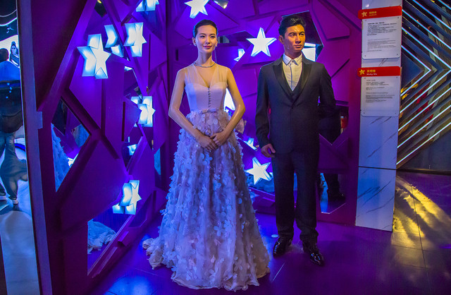 刘亦菲武汉杜莎夫人蜡像馆,武汉杜莎夫人蜡像馆达芬奇