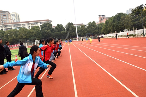 保定市第十七中学出征,十七中女足