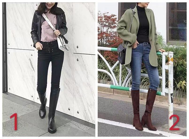 长靴怎么搭配好看又简单,过膝长靴穿上分分钟拥有大长腿