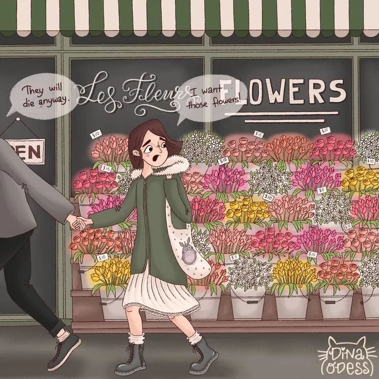 火爆ins，她画出了爱情最美的模样，甜哭！看完想恋爱……