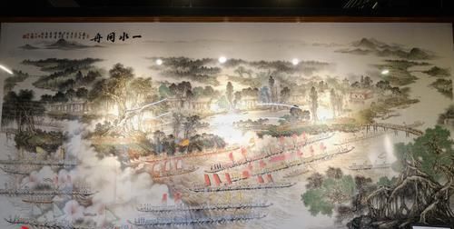 非遗龙舟文化节牌坊广场,中国龙舟文化主题展