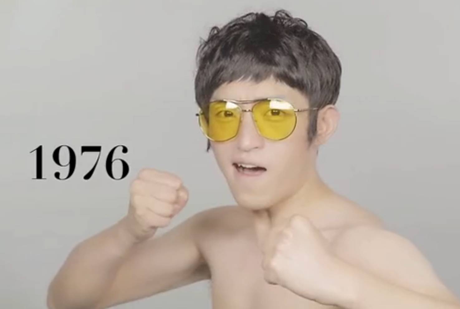 100年间中国男人发型变化原视频,男士发型变化