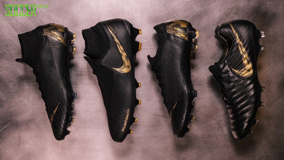 耐克黑色篮球套装,耐克足球鞋新配色曝光粉