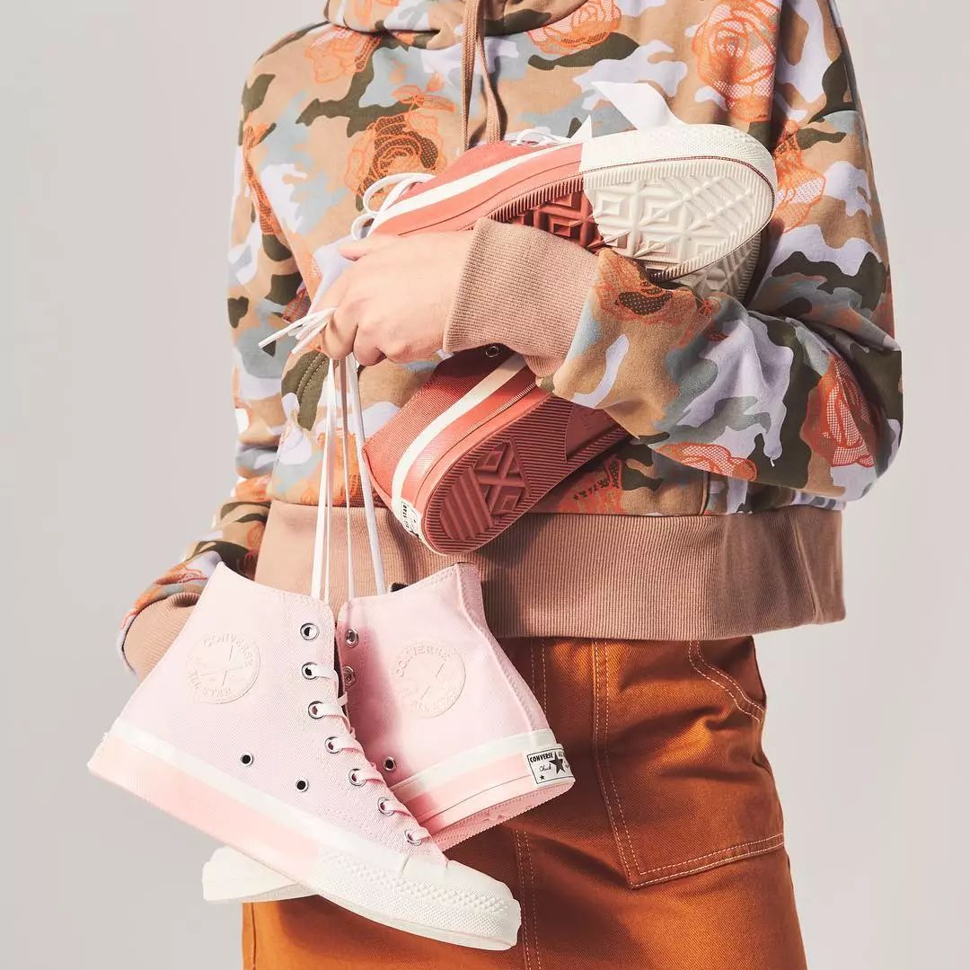 匡威亮橙欧阳娜娜,欧阳娜娜匡威经典款