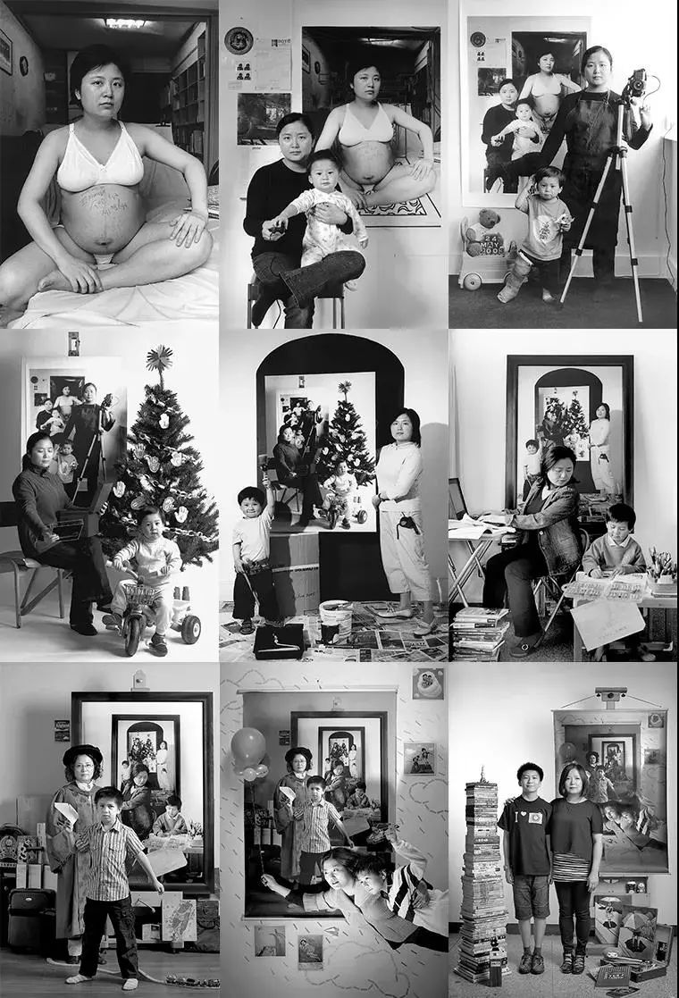 母子合影二十年前和二十年后,世界上最难见的母子图片