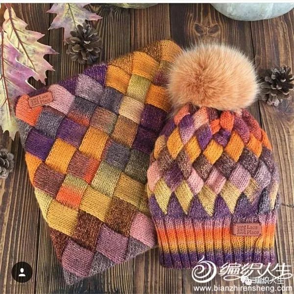 纯色方块花样教程大全,简单大方格子花型教程