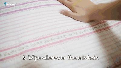 满屋子头发难清理一根皮筋搞定,满屋子都是头发怎么清理