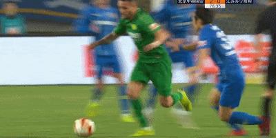 张玉宁超级世界波破门,张玉宁巴坎布推射