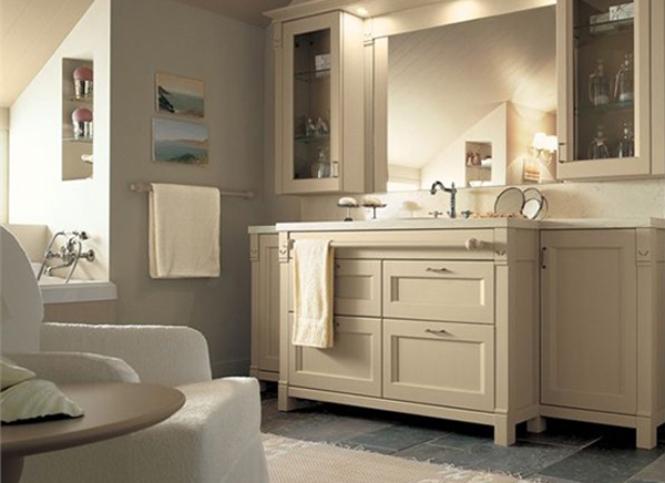 悬挂式浴室柜安装高度尺寸,浴室柜安装高度标准是多少