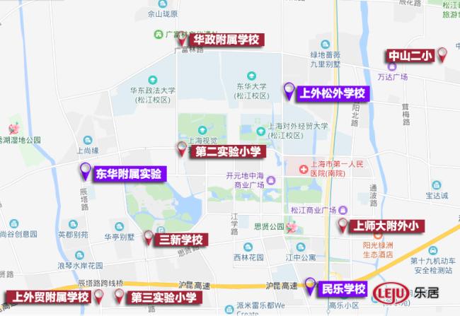 松江新城和普陀房价,松江各片区房价