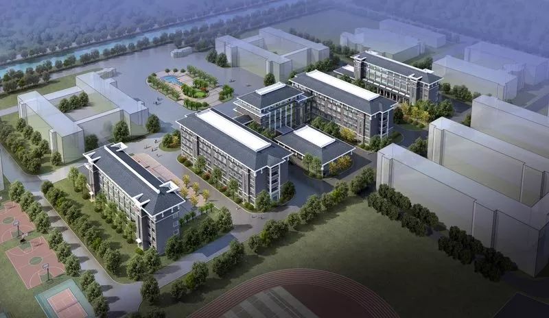 很美！官湖高级中学扩建二期啦！实验室、图书馆、报告厅...