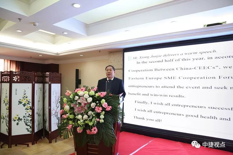 热烈欢迎斯洛伐克商务代表团来我区访问——我区举行中斯企业合作洽谈会